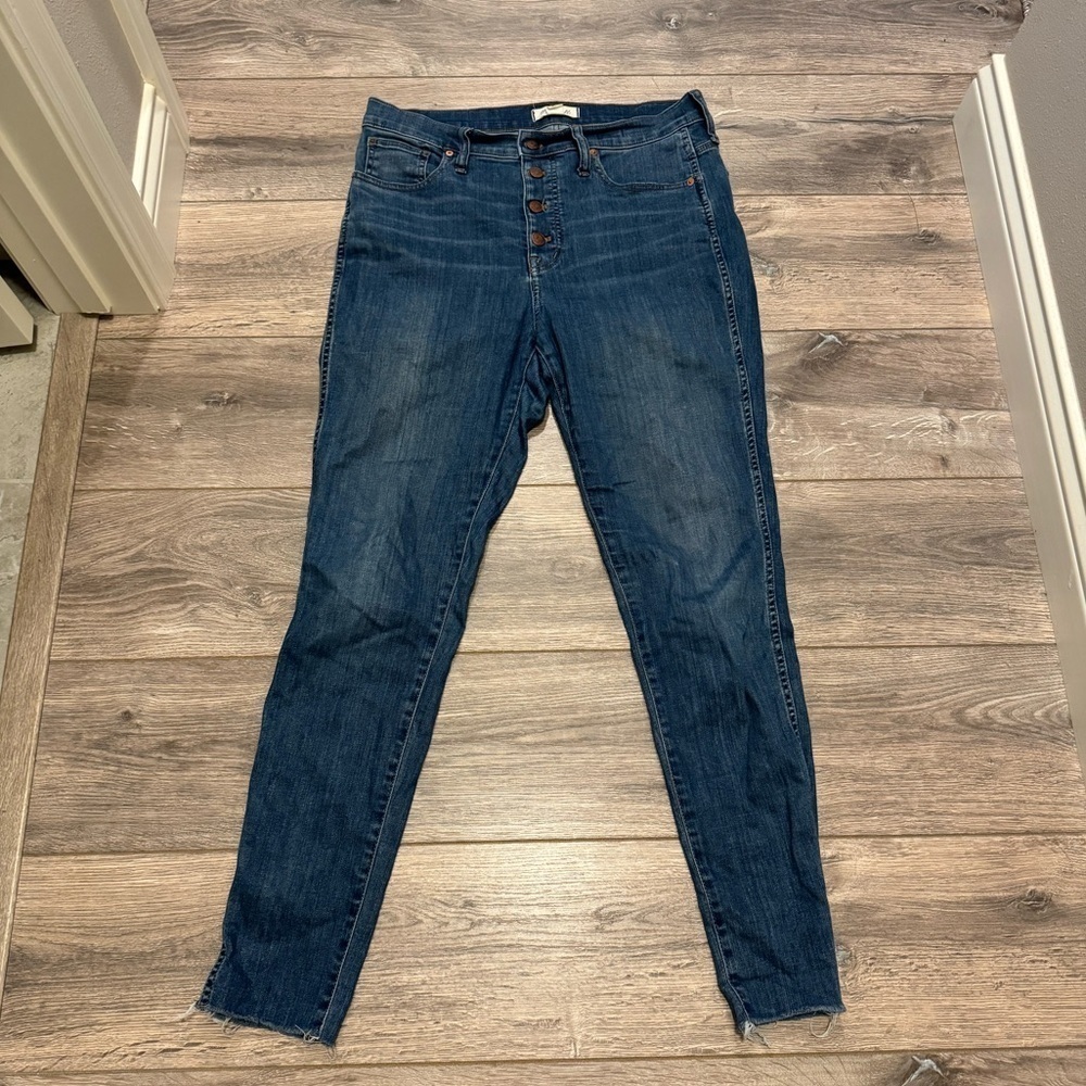 Madewell 10" High -Rise Skinny Crop Jeans